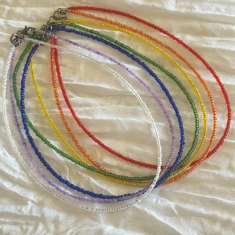 Seed bead necklace